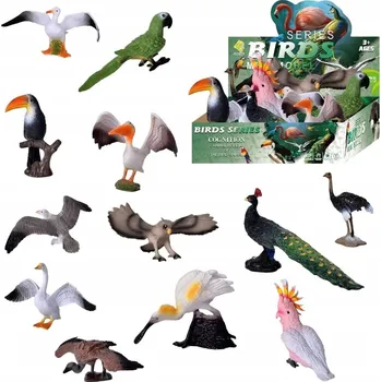 Figurka Dekorativní figurka ptáčka, 12 variant – ozdoba, Dárek do dětského pokoje