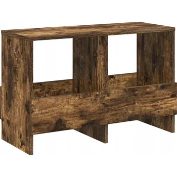 Knihovna Regál na časopisy Kouřový dub 68,5 x 30 x 45 cm