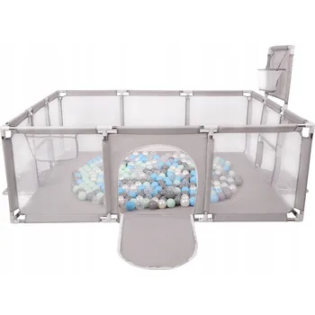 Dětská ohrádka Ohrádka Selonis OHRÁDKA HŘIŠTĚ S MÍČKY PRO DĚTI 180 x 122 cm