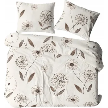 Povlečení Povlečení bavlněné 160x200 POLSKÁ KŮRA 100% BAVLNA květinový vzor pampelišky