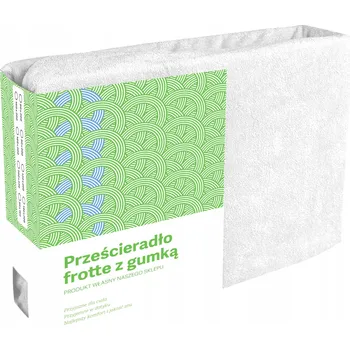 Prostěradlo PROSTĚRADLO BÍLÉ S GUMOU FROTÉ 200X220 BÍLÉ MATNÉ SILNÉ HUSTÉ