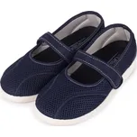 Vlnka Dámské komfortní baleríny na suchý zip modrá velikost obuv dospělí 37