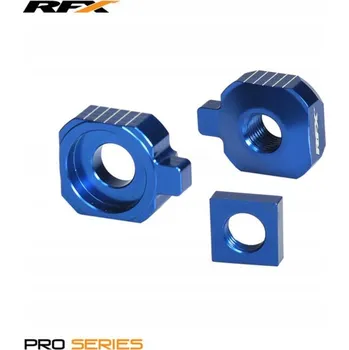 Nářadí na motocykly NAPÍNÁKY ZADNÍ NÁPRAVY RFX PRO MODRÉ SHERCO SE-R125 18-21 250/350 14-21