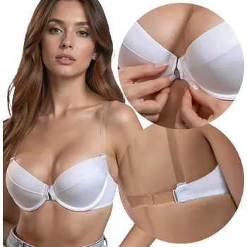 Dámské oblečení Vivisence push-up podprsenka bílá velikost 80C