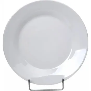 Talíř Mělký jídelní talíř Koko Bílý 24 cm