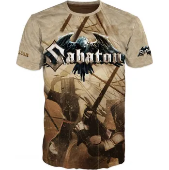 Pánské tričko metalove-tricko-Sabaton-svetle velikost: 7XL - šířka 73 cm, délka 80 cm
