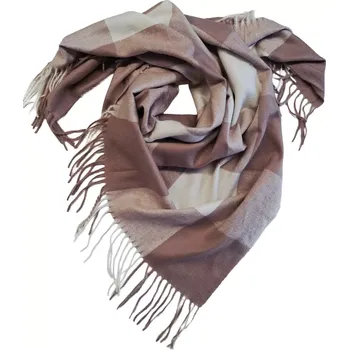 Šátek Dámská kašmírová šála Dan080-132 mocca velikost uni