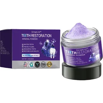 Dentální hygiena Minerální prášek na bělení zubů, posilování zubů 42g