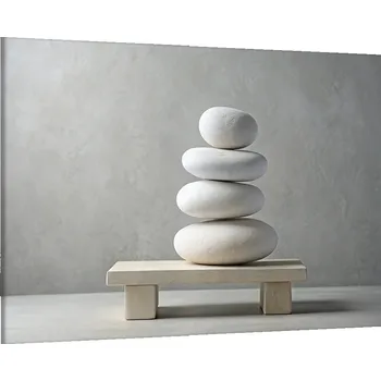Obraz Obraz na plátně Zen kameny na stolku , jednodílný 4463AX
