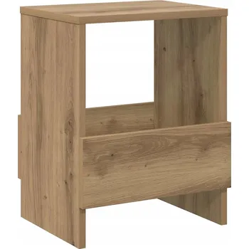 Knihovna Regál na časopisy Artisanový dub 35 x 30 x 45 cm