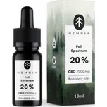 Hemnia CBD Konopný olej 20% 2000mg 10ml