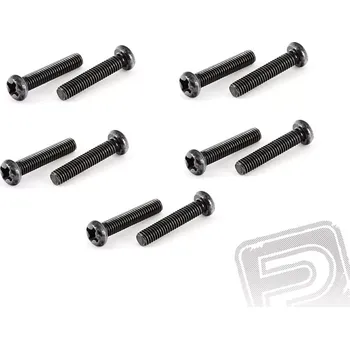 ARRMA Šroub s kulatou hlavou 3x15mm (10 ks.)