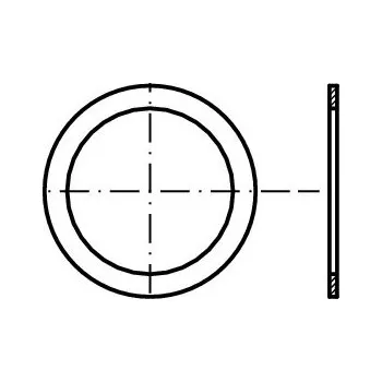 podložka Podložka vymezovací dle din 988 p35x45x1.5 DC01 + galvanický zinek