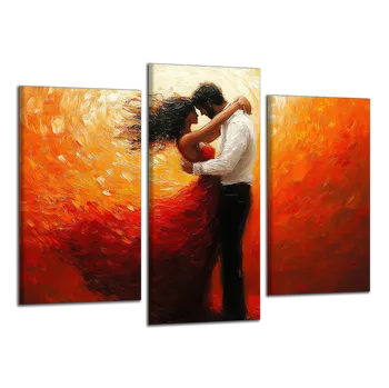 Obraz Obraz na plátně Taneční pár , třídílný 4453CX