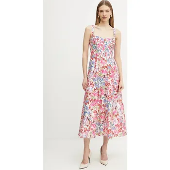 Dámské šaty Šaty Bardot 59825DB růžová 42X, vel. XXL