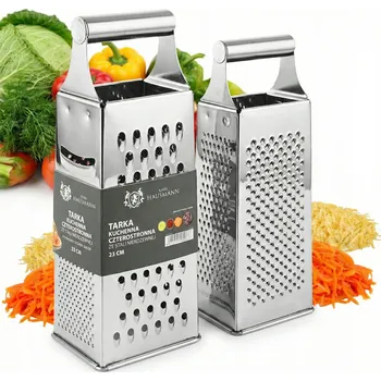 Struhadlo OCELOVÉ KUCHYŇSKÉ STRUHADLO NA ZELENINY, OVOCE, SÝR - ČTYŘSTRANNÉ