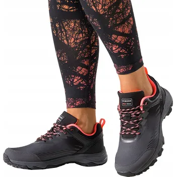 Dámské tenisky TREKOVÉ BOTY Černé Dámské SPORTOVNÍ Šněrovací POHODLNÉ Softshell vel. 38