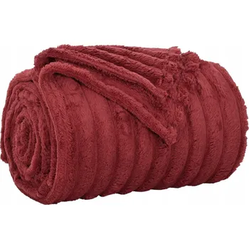 deka Plažová deka Bordeaux červená 150 x 130 cm Fleece