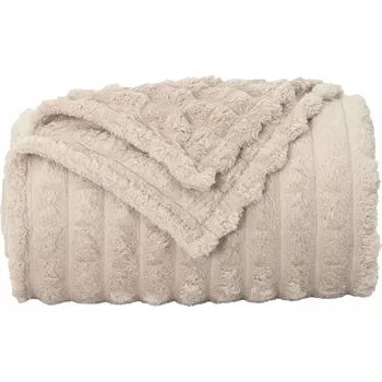 deka Plažová deka Béžová 150 x 130 cm Fleece