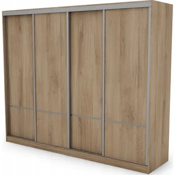 Šatní skříň EMeblast Skříň Posuvné skříně 268 x 220 x 65 cm skříň se zrcadlem