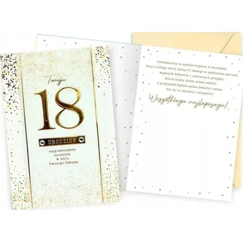 Přání B6 k 18. narozeninám - Kukartka