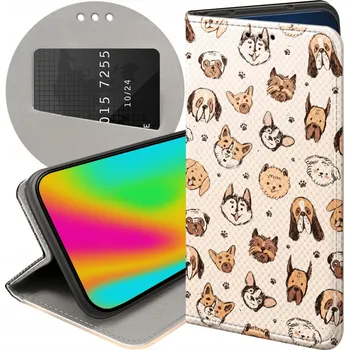 Pouzdro na mobilní telefon Flipové pouzdro Hello Case pro Xiaomi Redmi Note 8, béžové