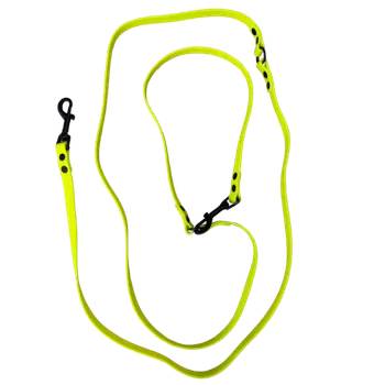 Vodítko pro psa Přepínací vodítko přes rameno - HEXA 16mm Barva: Šedá, Délka: Kolem těla 140 cm, Barva kování: Růžové zlato