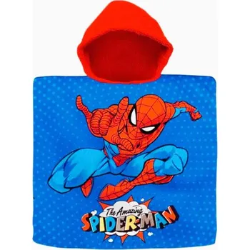 Euroswan Pončo Spiderman - 100% bavlna pro děti