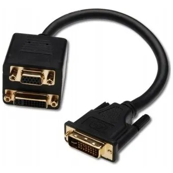 Video kabel Kabel Digitus DVI Rozbočovač DVI - DVI 20 m