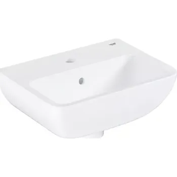 Umyvadlo Grohe Start Edge - Umývátko 45x35 cm, s přepadem, otvor pro baterii, alpská bílá 39953000