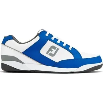 Míčový sport FOOTJOY Originals pánské boty bílo-modré (bez krabice) Velikost bot: 40 + Dárková krabička týček