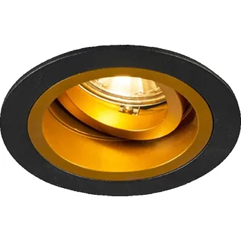 IP kamera Stropní reflektor kulatý QAZQA zlatý