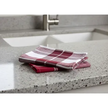 Utěrka Kuchyňská bavlněná utěrka OLA vínová 50x70 cm 100% bavlna MyBestHome cena za 2 kusy Cena za 2 kusy v balení