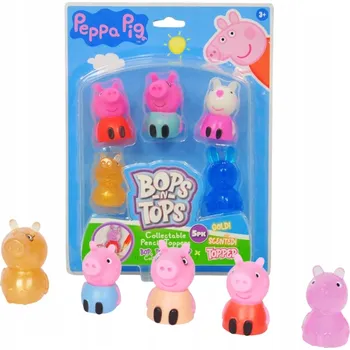 Figurka Prasátko Peppa Figurky Bops N Tops 5 ks