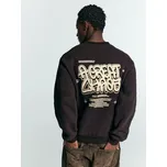 Mikina s potiskem - L - House - tmavě hnědá - 671II-89X