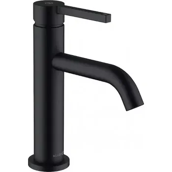 Vodovodní baterie Kludi Nova Fonte - Umyvadlová baterie s výpustí Push-Open, matná černá 202883915