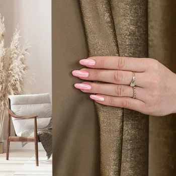 Obraz ZÁCLONY DO OBÝVÁKU POLOZATEMŇOVACÍ S KOLEČKY 140x230 HNĚDÉ ELEONORA