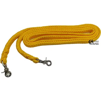 Otěže westernové -BOSNAY- - Černá/Oranžová