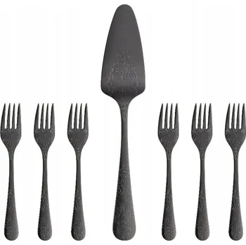 Příbor VILLA ITALIA Sada na dort ANTIQUE BLACK STP