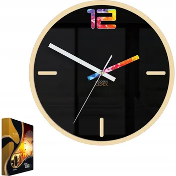 Hodiny Nástěnné hodiny v moderním stylu Akrylové Etno Kulatý Quartzové