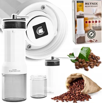 Kuchyňský mlýnek Ruční mlýnek Karl Hausmann plast 80 g bezbarvý, béžový, šedý