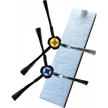 Sada příslušenství pro robotický vysavač Kartáčky a HEPA filtr pro vysavač LIDL SSR AL1 Silvercrest sada 3ks