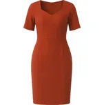 Zocha Dámské pouzdrové šaty Z056_rust