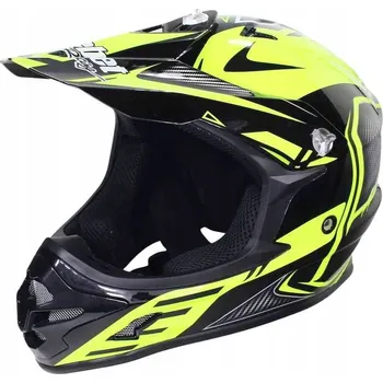 Helma na motorku PŘILBA SAFEBET HF-115 ČERNÁ Q206 L (ECE)