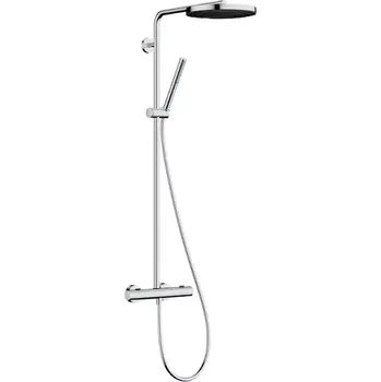 Sprchový set Hansgrohe Pulsify S Puro - Sprchový set s termostatem, průměr 26 cm, 1 proud, chrom 24222000