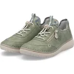 Dámské polobotky 50962-52 Rieker zelená Barva: grün, Velikost: 39