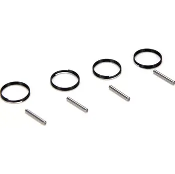 Losi 11mm čepy CV poloos s klipy (4): CCR/NCR