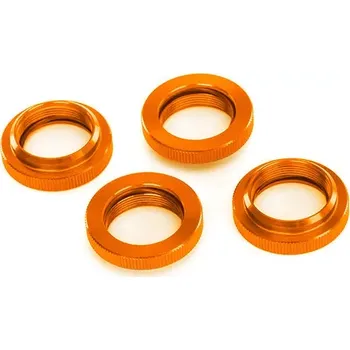 RC náhradní díl Traxxas matice stavěcí pružiny tlumiče GTX hliníková oranžová (4)