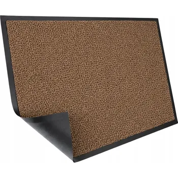 Rohožka ROYSSON| Gumová rohožka PŘED DVEŘE Protiskluzová podložka hnědá 150x90 cm