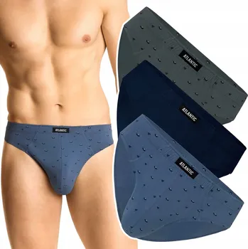 Slipy ATLANTIC !Slipové kalhotky SPORT 3ks *M* 3MP-115 3